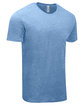 Threadfast Apparel Unisex Triblend Short-Sleeve T-Shirt ROYAL TRIBLEND OFQrt