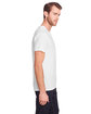 Threadfast Apparel Unisex Triblend Short-Sleeve T-Shirt SOLID WHT TRBLND ModelSide