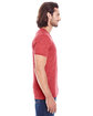 Threadfast Apparel Men's Blizzard Jersey Short-Sleeve T-Shirt RED BLIZZARD ModelSide