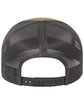 Pacific Headwear Trucker Snapback Braid Cap ms grn/ lt c/ mg ModelBack