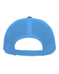 Pacific Headwear Trucker Snapback Hat graphite/ n blue ModelBack