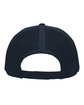 Pacific Headwear Trucker Snapback Hat white/ nvy/ nvy ModelBack