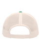 Pacific Headwear Trucker Snapback Hat teal/ beige ModelBack