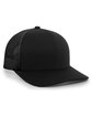 Pacific Headwear Trucker Snapback Hat black OFFront
