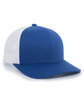 Pacific Headwear Trucker Snapback Hat royal/ white OFFront