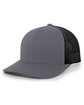 Pacific Headwear Trucker Snapback Hat graphite/ black ModelQrt