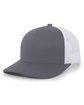 Pacific Headwear Trucker Snapback Hat graphite/ white ModelQrt