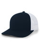 Pacific Headwear Trucker Snapback Hat navy/ white ModelQrt