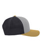 Pacific Headwear Trucker Snapback Hat ht gr/ lt c/ a g ModelSide