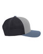 Pacific Headwear Trucker Snapback Hat ht gr/ lt ch/ ob ModelSide