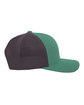 Pacific Headwear Trucker Snapback Hat jg tl/ ch/ jg tl ModelSide