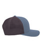 Pacific Headwear Trucker Snapback Hat ocean blue/ char ModelSide