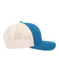 Pacific Headwear Trucker Snapback Hat pan tl/ beige ModelSide