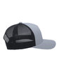 Pacific Headwear Snapback Trucker Cap graphite/ black ModelSide
