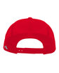 Pacific Headwear Aggressive Heather Trucker Snapback Cap red hthr/ red ModelBack