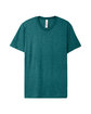 Alternative Unisex Go-To T-Shirt heathr dark teal OFFront