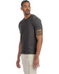 Alternative Unisex Go-To T-Shirt dark heathr grey ModelQrt