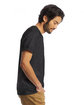 Alternative Unisex Go-To T-Shirt heather black ModelSide