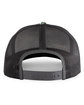 Pacific Headwear Snapback Trucker Hat BLK TIP/ LT CHRC ModelBack