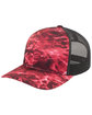 Pacific Headwear Snapback Trucker Hat crimson/ lt char ModelQrt