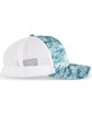 Pacific Headwear Snapback Trucker Hat spindrift/ white ModelSide
