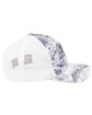 Pacific Headwear Snapback Trucker Hat HAILSTONE/ WHITE ModelSide
