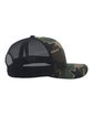 Pacific Headwear Snapback Trucker Cap army/ black ModelSide