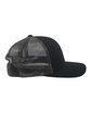 Pacific Headwear Snapback Trucker Cap black/ bl cnt ModelSide