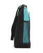 Gemline Select Zippered Tote turquoise ModelSide