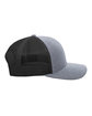 Pacific Headwear Trucker Snapback Cap graphite/ black ModelSide