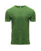Threadfast Apparel Unisex Cross Dye Short-Sleeve T-Shirt emerald OFFront