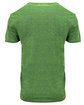 Threadfast Apparel Unisex Cross Dye Short-Sleeve T-Shirt emerald OFBack