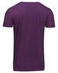 Threadfast Apparel Unisex Cross Dye Short-Sleeve T-Shirt berry OFBack