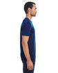 Threadfast Apparel Unisex Cross Dye Short-Sleeve T-Shirt electric blue ModelSide