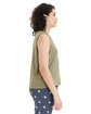 Alternative Ladies' Go-To Cropped Muscle T-Shirt military ModelSide