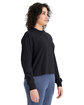 Alternative Ladies' Main Stage Long-Sleeve Cropped T-Shirt black ModelQrt