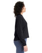 Alternative Ladies' Main Stage Long-Sleeve Cropped T-Shirt black ModelSide