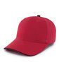 Pacific Headwear Brushed Twill Cap With Sandwich Bill red/ black ModelQrt