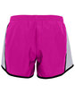 Augusta Sportswear Ladies' Pulse Team Short pow pnk/ wh/ blk ModelBack