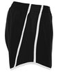 Augusta Sportswear Ladies' Pulse Team Short black/ blk/ wht ModelSide