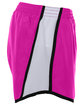 Augusta Sportswear Ladies' Pulse Team Short pow pnk/ wh/ blk ModelSide