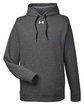 Under Armour Men's Hustle Pullover Hooded Sweatshirt crbn ht/ gry_091 OFFront