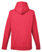 Under Armour Men's Hustle Pullover Hooded Sweatshirt red/ white _600 OFBack