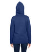 Under Armour Ladies' Hustle Pullover Hooded Sweatshirt md nvy/ wh  _410 ModelBack
