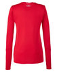 Under Armour Ladies' Long-Sleeve Locker 2.0 T-Shirt red/ m silvr _600 FlatBack