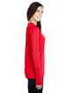 Under Armour Ladies' Long-Sleeve Locker 2.0 T-Shirt red/ m silvr _600 ModelSide