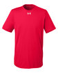 Under Armour Men's Locker T-Shirt 2.0 red/ m silvr _600 FlatFront