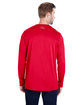 Under Armour Men's Long-Sleeve Locker T-Shirt 2.0 red/ m silvr _600 ModelBack