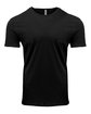 Threadfast Apparel Unisex Pigment-Dye Short-Sleeve T-Shirt BLACK OFFront