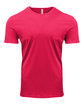 Threadfast Apparel Unisex Pigment-Dye Short-Sleeve T-Shirt red OFFront